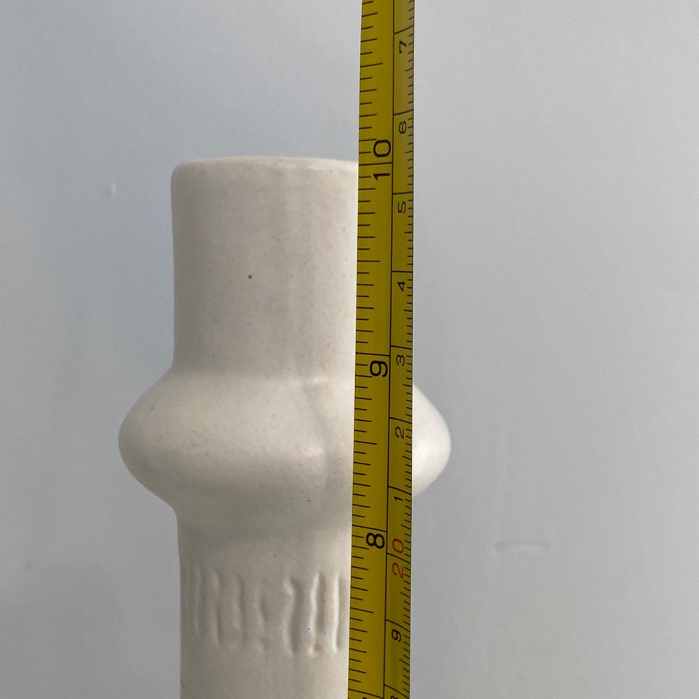 Hearth & Hand Sculptural Matte White Ceramic Vase - Picture 2 of 4